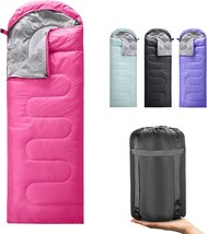 Camping Sleeping Bags For Adults,Kids &amp; Girls,Lightweight Waterproof, 4 ... - $42.99