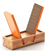 Knife Sharpener Kit- Whetstone Diamond Sharpening Stones- Grits 400 &amp; 12... - $940.64 MXN