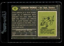 Vintage Football Card 1969 Topps Football Glendon Thomas Pittsburgh Steelers #42 - £3.95 GBP