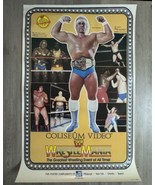 1985 WWF Wrestle Mania 1 Video Release Poster Marquee 25x38 Wrestling Ho... - $1,309.43 CAD