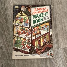 A Merry Christmas Make It Book Michael Smollin xmas - £10.26 GBP