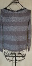 Mudd Brand ~ Women&#39;s Size Medium ~ Gray ~ Long Sleeve ~ Cotton Sweater - £20.62 GBP