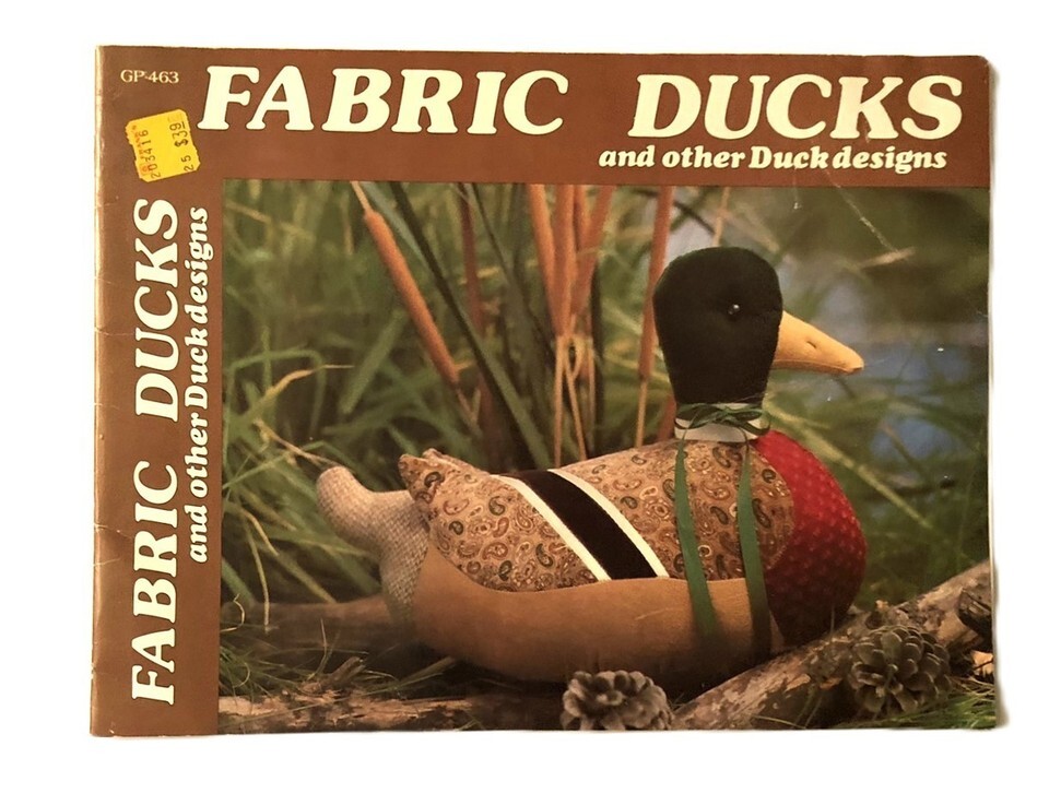 Fabric Ducks &amp; Other Duck Designs GP-463 Sewing Book 1982 Gick Publishin... - $8.95