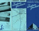 Hotel Andrew Jackson Brochure Commerce Georgia 1940s Highway 441 - $44.67