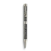 Silver tone and Black Names of Jesus Ballpoint Pen - $21.54