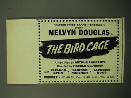 1950 The Bird Cage Play Advertisement - Melvyn Douglas - £14.78 GBP