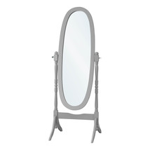 59&quot;H Traditional Style Freestanding Oval Cheval Dressing Mirror with Curved - $145.49