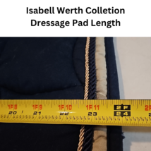 Isabell Werth Collection Dressage Pad Navy with Set 4 Navy Standing Wraps USED image 9