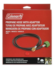 Coleman High-Pressure Propane Gas Hose and Adapter, 5 Foot, Type 1 Fitting - £15.46 GBP