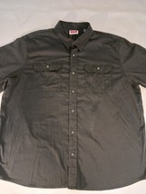Wrangler 1947 Short Sleeve Black Men&#39;s Shirt 2XL Button Up - €8,95 EUR