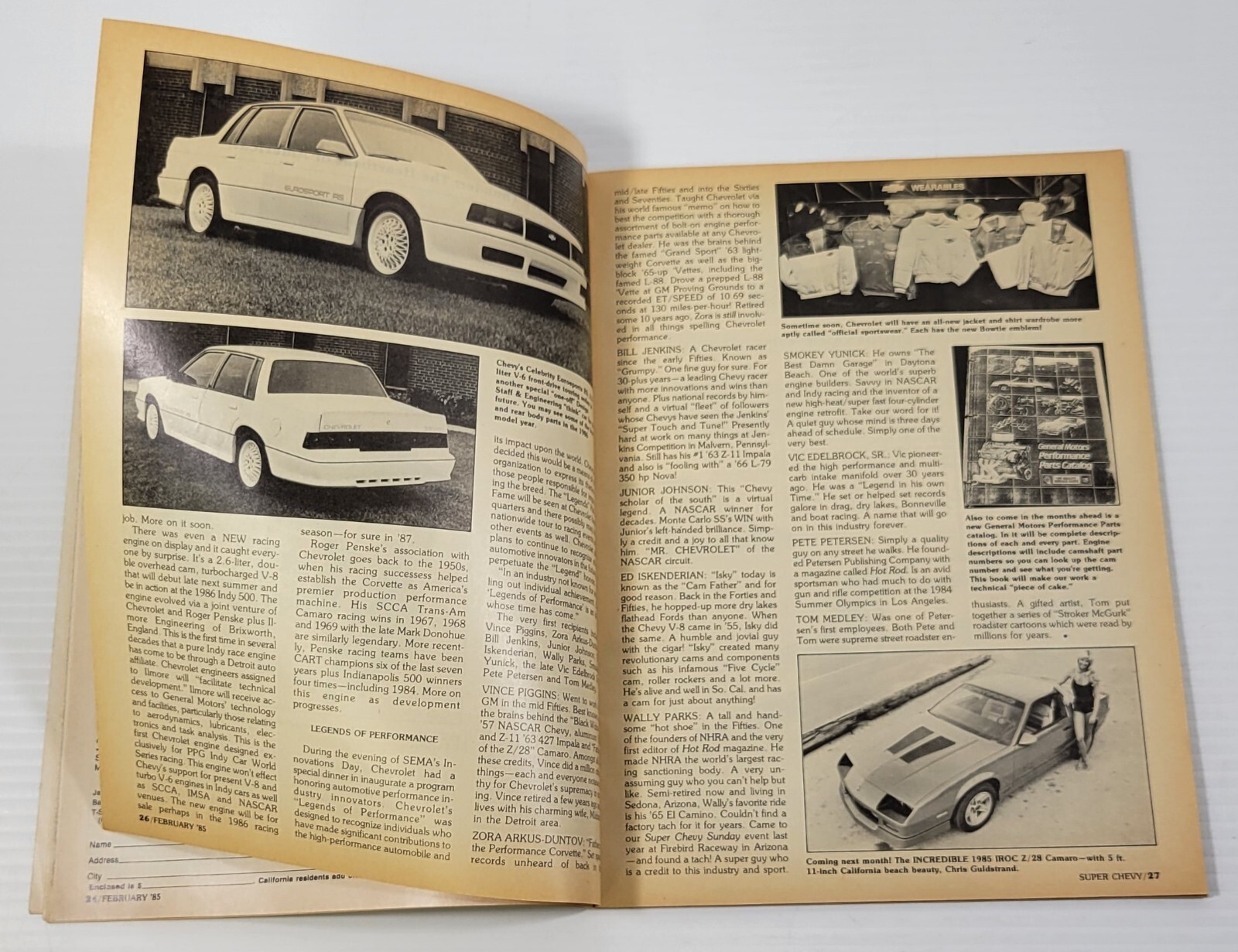 PV) Super Chevy Magazine February 1985 Volume 14, Issue 2 Camaro Corvette Item image 6
