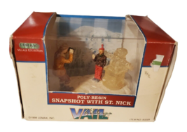 Lemax Village Vail Snapshot With St. Nick 1998 Accessory 83289 - $11.65