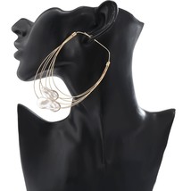 SHIXIN s Big Hoop Earrings for Women Layered Large Circle Earrings 2020 Fashion  - £10.50 GBP