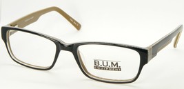 New B.U.M. Equipment Tantrum Black Eyeglasses Glasses Plastic Frame 54-18-140mm - $31.68