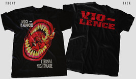 VIO-LENCE Eternal Nightmare, Black T-shirt Short Sleeve (sizes:S to 5XL) - £13.53 GBP