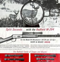 Redfield Gun Sight Co 1964 Advertisement M-294 Scope Model 94 Winchester... - £23.69 GBP