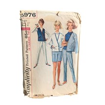 Simplicity Sewing Pattern 5976 Teen Size 16 Jacket Shirt Pant uncut - $11.57