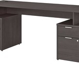 Jamestown Desk With 4 Drawers, 72W, Storm Gray - $1,333.99