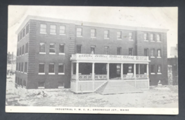 Antique 1910s Industrial YMCA Greenville Junction Maine Postcard Building - £14.70 GBP