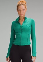 LULULEMON DEFINE CROPPED JACKET NULU~CASCADIA GREEN~0-2 4 6 8~10~12~14~NWT - £131.85 GBP