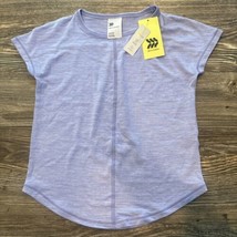 Girls&#39; Short Sleeve Studio T-Shirt - All in Motion Light Purple XS 4/5. D - £6.25 GBP
