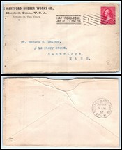 1896 US Cover -Hartford Rubber Works, Hartford, Connecticut to Cambridge, MA B25 - £2.36 GBP