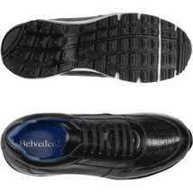 Belvedere Todd Sneaker Genuine Ostrich Black E02 image 4