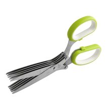 New 5 Blade Herb Garnish Snips Kitchen Shear Scissors - £6.25 GBP