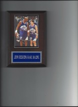 John Stockton &amp; Karl Malone Plaque Utah Jazz Basketball Nba - £3.17 GBP