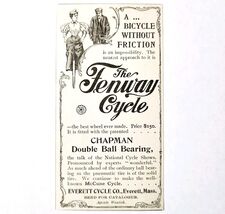 Everett Cycle Fenway Bicycle 1897 Advertisement Victorian Bikes ADBN1A7 - $14.01 CAD