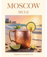 MOSCOW MULE COCKTAIL DRINK SAYING POSTER - CASSOLINO - KRUGERS POSTERS (... - $26.68 CAD+