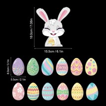 Easter Eggs Bunny Car Reflective Stickers for Home Car Auto DIY Window Reflector - £75.83 GBP