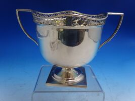 John Round English Estate Sterling Silver Cup w/ Two Handles Pierced Rim... - $1,127.58 CAD