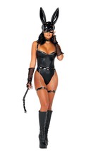 Includes: Bodysuit with Stud and Chain Detail - BOND BUNNY COSTUME - $99.95