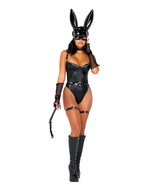 Includes: Bodysuit with Stud and Chain Detail - BOND BUNNY COSTUME - £78.43 GBP
