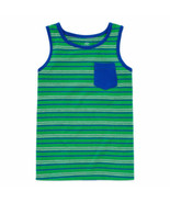 Okie Dokie Boys Tank Top Putting Green Stripe Size 5T  New - €8,41 EUR