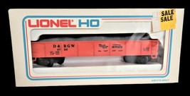 Vtg Lionel HO D&amp;RGW Gondola 5-8730 Red in Original Box  - $14.99