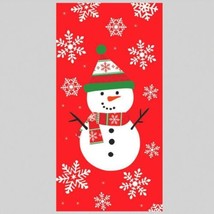 12 Very Merry Christmas Snowman Treat Bags Paper Sack - £6.25 GBP