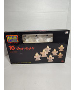 Totally Ghoul 9 feet 10 Ghost Light Set Outdoor - Indoor NEW OLD STOCK/S... - $19.79
