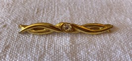 ⭕⭕VTG, Hair Barrette for Women vintage metal, new, length 6,5cm, gold metal - $150.12 MXN