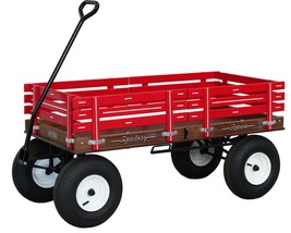 48&quot; POLY BED WAGON - Heavy Duty 1100lb Capacity 13½&quot; Tires &amp; Hand Brake - £464.60 GBP