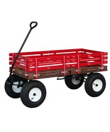 48&quot; POLY BED WAGON - Heavy Duty 1100lb Capacity 13½&quot; Tires &amp; Hand Brake - £469.92 GBP