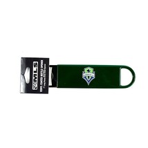 MLS Seattle Sounders FC Official Gear Pro Style Vinyl Coated Bottle Open... - £9.41 GBP