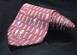Necktie Pursuits golf ️ Sport Lucent Multi Color Tie - £9.38 GBP