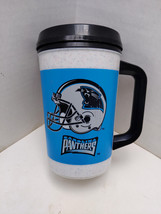 Carolina Panthers Travel Mug Fox NFL 90&#39;s Vintage Aladdin 7/11 - £23.42 GBP