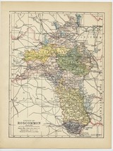 1902 Antique Map Of The County Of Roscommon / Ireland - £24.57 GBP