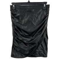 LAmade Black Vegan Leather Skirt Size XS estimated - $30.88