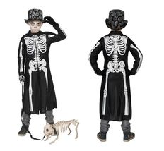 Kids - Spectre Skeleton / Witch Doctor Coat - $32.06