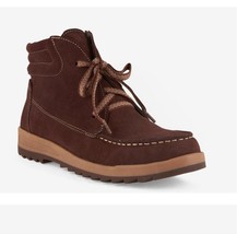 $150 David Tate Sira Boot, Womens 7 Narrow | Brown Suede, Lace-up &amp; Side... - $74.80