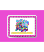 Birthday Girl Roller Skates Edible Cake Topper/ Peel like a sticker - $9.89